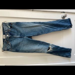 Wrangler, high-waist ripped jean